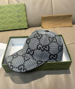 Alternative view of 上質Gucciグッチキャンバス×本牛革ダブルGメタルロゴ ベースボールキャップGucci26-23