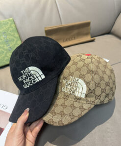 上質Gucciグッチキャンバス×本牛革ダブルGメタルロゴ ベースボールキャップGucci26-07