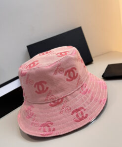 CHANELシャネル上質インポートウール×本牛革ダブルC暗紋 ベースボールキャップCHANEL-35