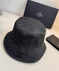 CHANELシャネル上質インポートウール×本牛革ダブルC暗紋 ベースボールキャップCHANEL-36