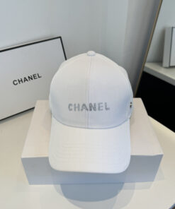 CHANELシャネル上質インポートウール×本牛革ダブルC暗紋 ベースボールキャップCHANEL-21