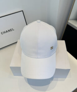 CHANELシャネル上質インポートウール×本牛革ダブルC暗紋 ベースボールキャップCHANEL-18