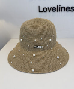 CHANELシャネル上質インポートウール×本牛革ダブルC暗紋 ベースボールキャップCHANEL-11