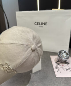 Alternative view of セリーヌCELINEフレンチ・ラグジュアリーな凱旋門刺繍キャップ (CELIN-L026-28)
