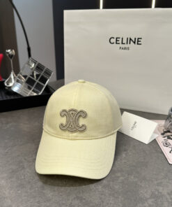 セリーヌCELINEフレンチ・ラグジュアリーな凱旋門刺繍キャップ (CELIN-L026-27)