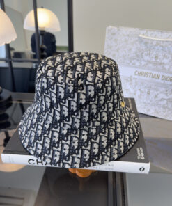 Christian Diorクリスチャンディオール キャンバス×本牛革ベースボールキャップ DIOR-0633