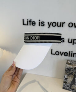 Christian Diorクリスチャンディオール キャンバス×本牛革ベースボールキャップ DIOR-0630