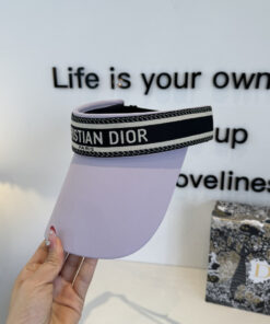 Christian Diorクリスチャンディオール キャンバス×本牛革ベースボールキャップ DIOR-0628