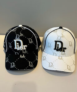 Christian Diorクリスチャンディオール キャンバス×本牛革ベースボールキャップ DIOR-0620