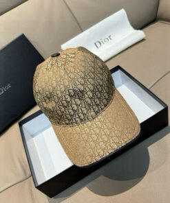 Alternative view of Christian Diorクリスチャンディオール キャンバス×本牛革ベースボールキャップ DIOR-0617