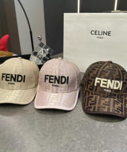 FENDIフェンディイタリアン・ラグジュアリー「ダブルF」モノグラムキャップFENDI-26025