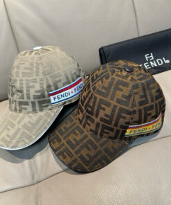FENDIフェンディイタリアン・ラグジュアリー「ダブルF」モノグラムキャップFENDI-26014