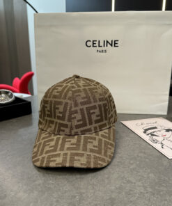 Alternative view of FENDIフェンディイタリアン・ラグジュアリー「ダブルF」モノグラムキャップFENDI-26012