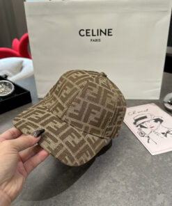 FENDIフェンディイタリアン・ラグジュアリー「ダブルF」モノグラムキャップFENDI-26012