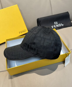 FENDIフェンディイタリアン・ラグジュアリー「ダブルF」モノグラムキャップFENDI-26011