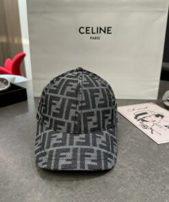FENDIフェンディイタリアン・ラグジュアリー「ダブルF」モノグラムキャップFENDI-2609