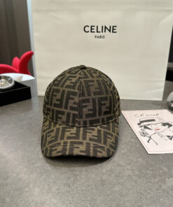 Alternative view of FENDIフェンディイタリアン・ラグジュアリー「ダブルF」モノグラムキャップFENDI-2607