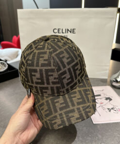 FENDIフェンディイタリアン・ラグジュアリー「ダブルF」モノグラムキャップFENDI-2607