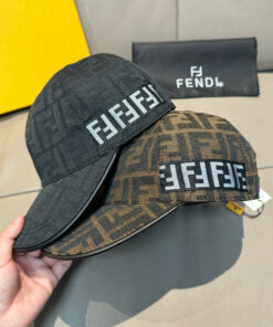 FENDIフェンディイタリアン・ラグジュアリー「ダブルF」モノグラムキャップFENDI-26024