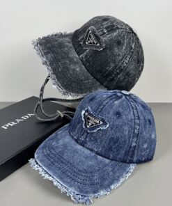PRADAプラダ ストリートスタイルクラシック・キャップバケットハットPRADA26-10