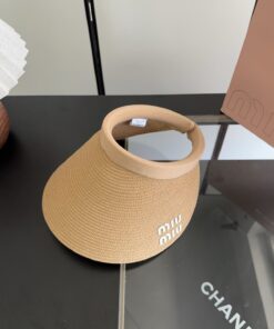 MiuMiuミュウミュウ サンバイザー ベースボールキャップ ワークキャップバケットハットダメージ加工キャップmiumiu604