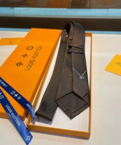 Alternative view of 最高峰ルイヴィトンLouis Vuittonシルク クラシック ジャガード ネクタイ M90739-14